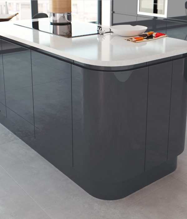 Lucente gloss anthracite kitchen